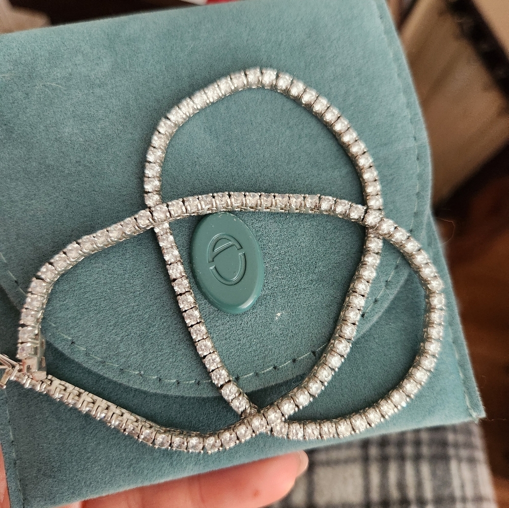 Sterling Silver Eternity Necklace - Picture 3 of 3